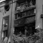 Destroyed Facade of a Building