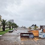 Destruction after Hurricane