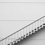 White Stairs Wallpaper